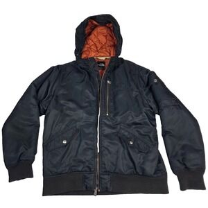 The North‎ Face Black Bomber Jacket Men's M  - 19-TNF-68 - Thick & Comfy